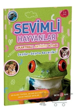 Sevimli Hayvanlar - Çıkartmalı Aktivite Kitabı – Buket Kurt – Beta Kids kitap kapağı