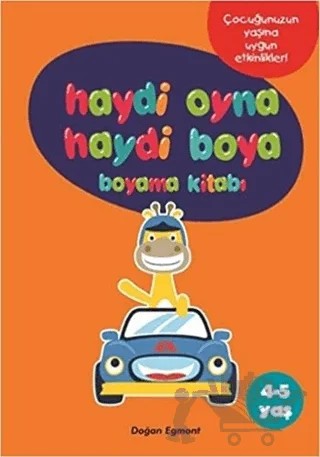 Haydi Oyna Haydi Boya Boyama Kitabı 2 (4-5 Yaş) – Kolektif – Doğan Egmont Yayıncılık kitap kapağı