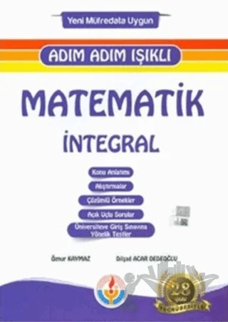 Adım Adım Işıklı Matematik İntegral – Dilşad Acar Dedeoğlu, Öznur Kaymaz – Bilal Işıklı Yayınları kitap kapağı