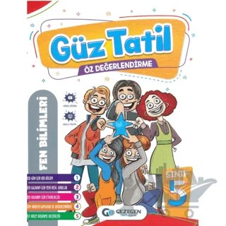 5. Sınıf Fen Bilimleri Güz Tatil Kitabı – Kolektif – Gezegen Yayıncılık kitap kapağı