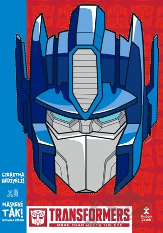 Maskeni Tak - Transformers Boyama Kitabı – Kolektif – Doğan Çocuk kitap kapağı