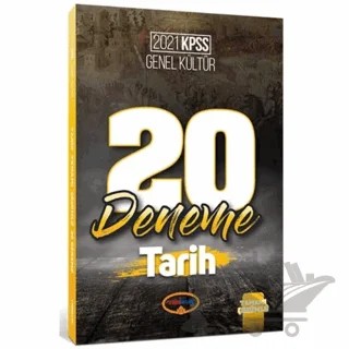 2021 KPSS Tarih Tamamı Çözümlü 20 Deneme – Kolektif – Yediiklim Yayınları kitap kapağı