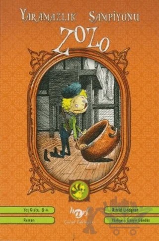 Yaramazlık Şampiyonu Zozo – Astrid Lindgren – Harf Eğitim Yayıncılık kitap kapağı
