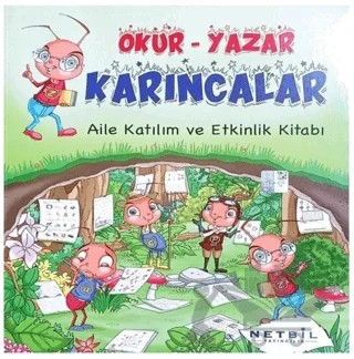 Netbil Yayınları 1. Sınıf Okur Yazar Karıncalar Okuma Yazma Seti – Kolektif – Netbil Yayıncılık kitap kapağı