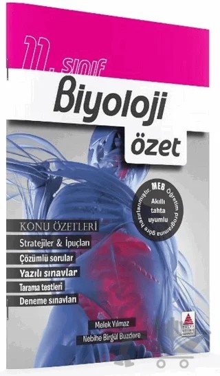 11. Sınıf Biyoloji Özet – Melek Yılmaz, Nebihe Birgül Buzdere – Delta Kültür Yayınevi kitap kapağı