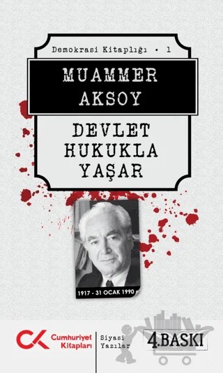Devlet Hukukla Yaşar – Muammer Aksoy – Cumhuriyet Kitapları kitap kapağı