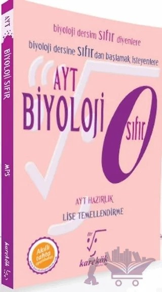 AYT Biyoloji Sıfır – Kolektif – Karekök Yayıncılık kitap kapağı