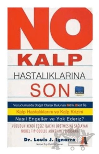 No Kalp Hastalıklarına Son – Louis J. Ignarro – Akis Kitap kitap kapağı