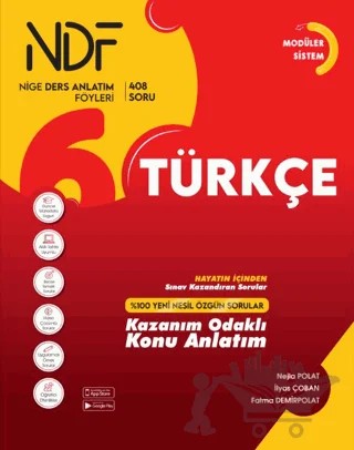 6. Sınıf Ndf Kazanım Odaklı Konu Anlatım – Kolektif – Startfen Yayınları kitap kapağı