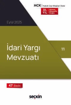 İdari Yargı Mevzuatı (Cep Kitabı) – Seçkin Yayıncılık – Seçkin Yayıncılık kitap kapağı