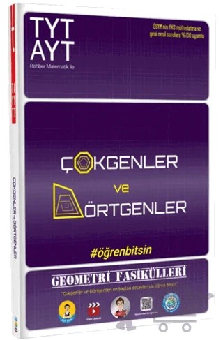 TYT-AYT Geometri Fasikülleri - Çokgenler ve Dörtgenler – Kolektif – Tonguç Akademi kitap kapağı