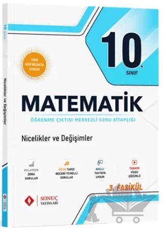 10. Sınıf Matematik Nicelikler ve Değişimler – Kolektif – Sonuç Yayınları kitap kapağı