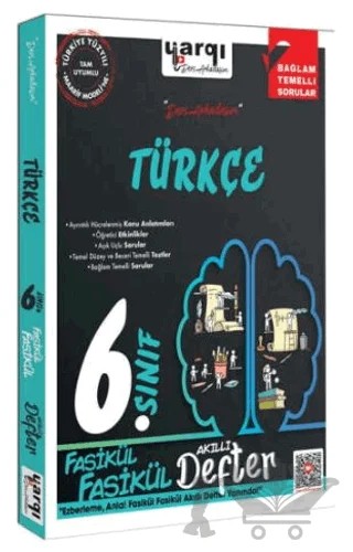 6. Sınıf Türkçe Fasikül Fasikül Akıllı Defter – Kolektif – Yargı Yayınevi kitap kapağı