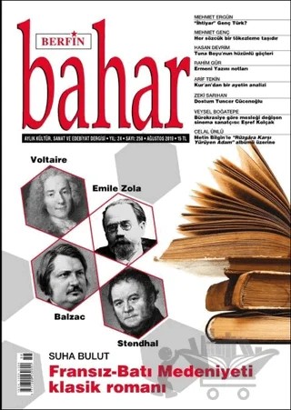 Berfin Bahar Aylık Kültür Sanat ve Edebiyat Dergisi Sayı: 258 Ağustos 2019 – Berfin Bahar Dergisi kitap kapağı