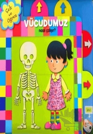 Çek ve Öğren - Vücudumuz Nasıl Çalışır? – Kolektif – Çiçek Yayıncılık kitap kapağı