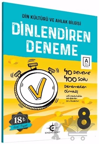 8. Sınıf LGS Dinlendiren Deneme – Kolektif – Eker Test Yayınları kitap kapağı