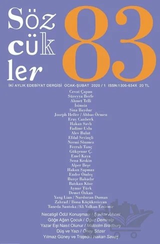 Sözcükler Dergisi Sayı: 83 Ocak - Şubat 2020 – Sözcükler Yayınları kitap kapağı