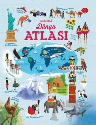 Resimli Dünya Atlası – Emily Bone – Mikado Yayınları kitap kapağı