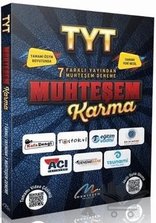 TYT 7'li Deneme Seti – Kolektif – Muhteşem Yayınları kitap kapağı