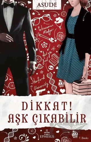 Dikkat! Aşk Çıkabilir – Asude – Ephesus Yayınları kitap kapağı