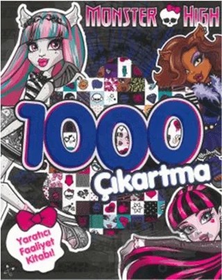 Monster High 1000 Çıkartma - Yaratıcı Faaliyet Kitabı – Kolektif – Doğan Egmont Yayıncılık kitap kapağı