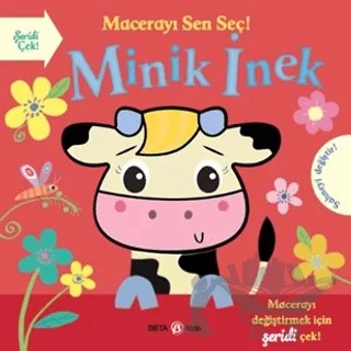 Macerayı Sen Seç! - Minik İnek – Holly Hall – Beta Kids kitap kapağı