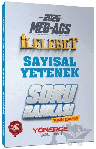 2027 MEB-AGS Sayısal Yetenek İlelebet Soru Bankası – Alparslan Doymuş – Yönerge Yayınları kitap kapağı