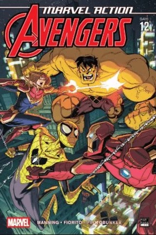 Marvel Action Avengers Sayı 12 – Matthew K. Manning – Marmara Çizgi kitap kapağı