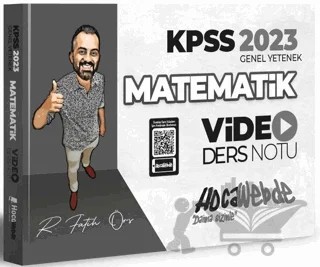 2023 KPSS Matematik Video Ders Notu – Fatih Örs – HocaWebde Yayınları kitap kapağı