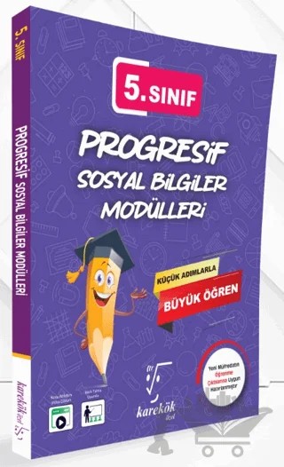 5. Sınıf Progresif Sosyal Bilgiler Modülleri – Mehmet Alim Taşköprü – Karekök Yayıncılık kitap kapağı