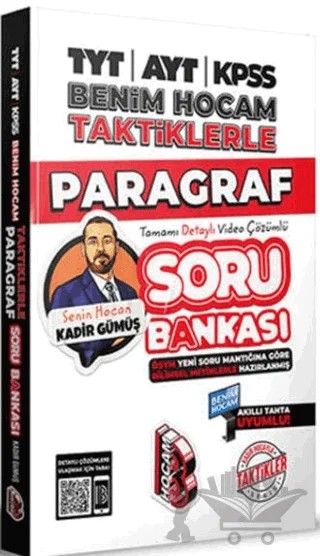 TYT-AYT-KPSS Taktiklerle Paragraf Soru – Kadir Gümüş – Benim Hocam Yayınları kitap kapağı