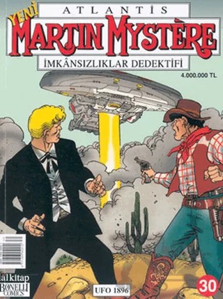 Atlantis Martin Mystere İmkânsızlıklar Dedektifi Sayı: 30 Ufo 1896 – Lal Kitap kitap kapağı