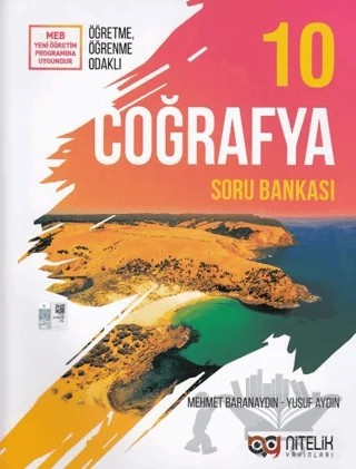 Nitelik 10. Sınıf Coğrafya Soru Bankası – Mehmet Baranaydın, Yusuf Aydın – Nitelik Yayınları - Bayilik kitap kapağı