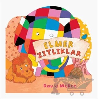 Elmer Zıtlıklar – David McKee – Mikado Yayınları kitap kapağı