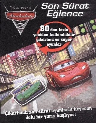 Arabalar - Son Sürat Eğlence – Kolektif – Doğan Egmont Yayıncılık kitap kapağı