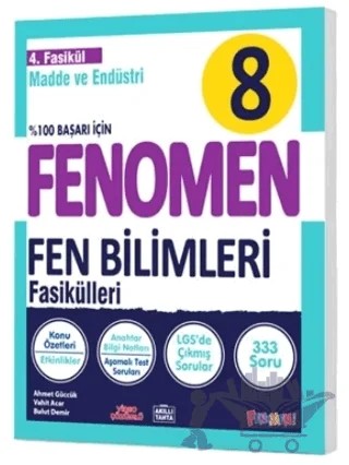 8 Fen Bilimleri 4. Fasikül (Madde ve Endüstri) – Ahmet Güccük, Vahit Acar, Bulut Demir – Fenomen Yayınları kitap kapağı