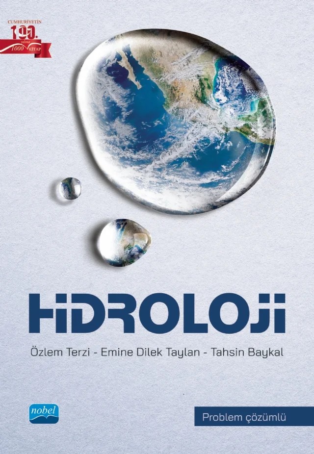 HİDROLOJİ - Problem Çözümlü – Özlem Terzi, Emine Dilek Taylan, Tahsin Baykal – Nobel Akademik Yayıncılık kitap kapağı