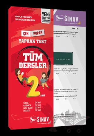 2. Sınıf Tüm Dersler Yaprak Test – Kolektif – Sınav Yayınları kitap kapağı