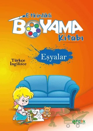 Etkinlikli Boyama Kitabı Eşyalar – Kolektif – Fark Yayınları kitap kapağı