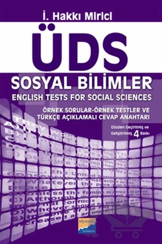 ÜDS Sosyal Bilimler - English Tests For Social Sciences – İ. Hakkı Mirici – Siyasal Kitabevi - Eğitim kitap kapağı