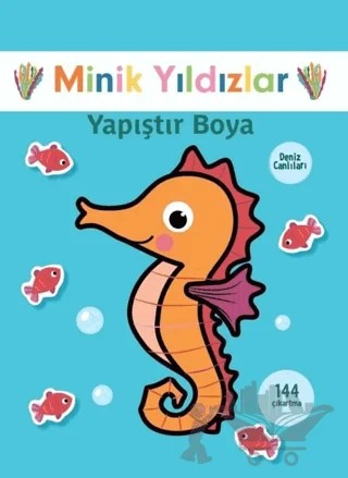 Deniz Canlıları Yapıştır Boya - Minik Yıldızlar – Kolektif – Doğan Egmont Yayıncılık kitap kapağı