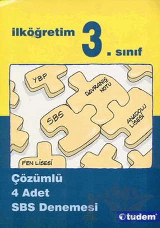 İlköğretim 3. Sınıf - SBS 1 – Kolektif – Tudem Yayınları kitap kapağı