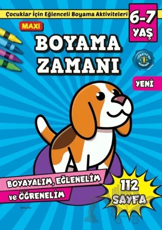 Maxi Boyama Zamanı 7 – İlhan Arlı – Maxi Yayıncılık kitap kapağı