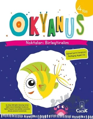 Okyanus - Noktaları Birleştirelim (4 Yaş) – Kolektif – Floki Çocuk kitap kapağı