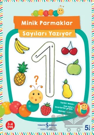 Minik Parmaklar Sayıları Yazıyor – Corina Beurenmeister – İş Bankası Kültür Yayınları kitap kapağı