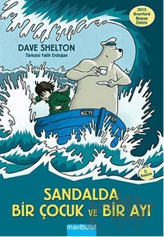 Sandalda Bir Çocuk ve Bir Ayı – Dave Shelton – Mavibulut Yayınları kitap kapağı
