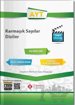 AYT Karmaşık Sayılar Diziler – Kolektif – Sonuç Yayınları kitap kapağı