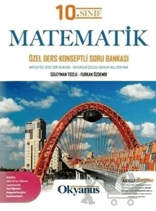 10. Sınıf Matematik Özel Ders Konseptli Soru Bankası – Süleyman Tozlu – Okyanus Yayınları kitap kapağı