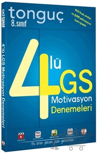 8. Sınıf 4'lü LGS Motivasyon Denemeleri – Kolektif – Tonguç Akademi kitap kapağı