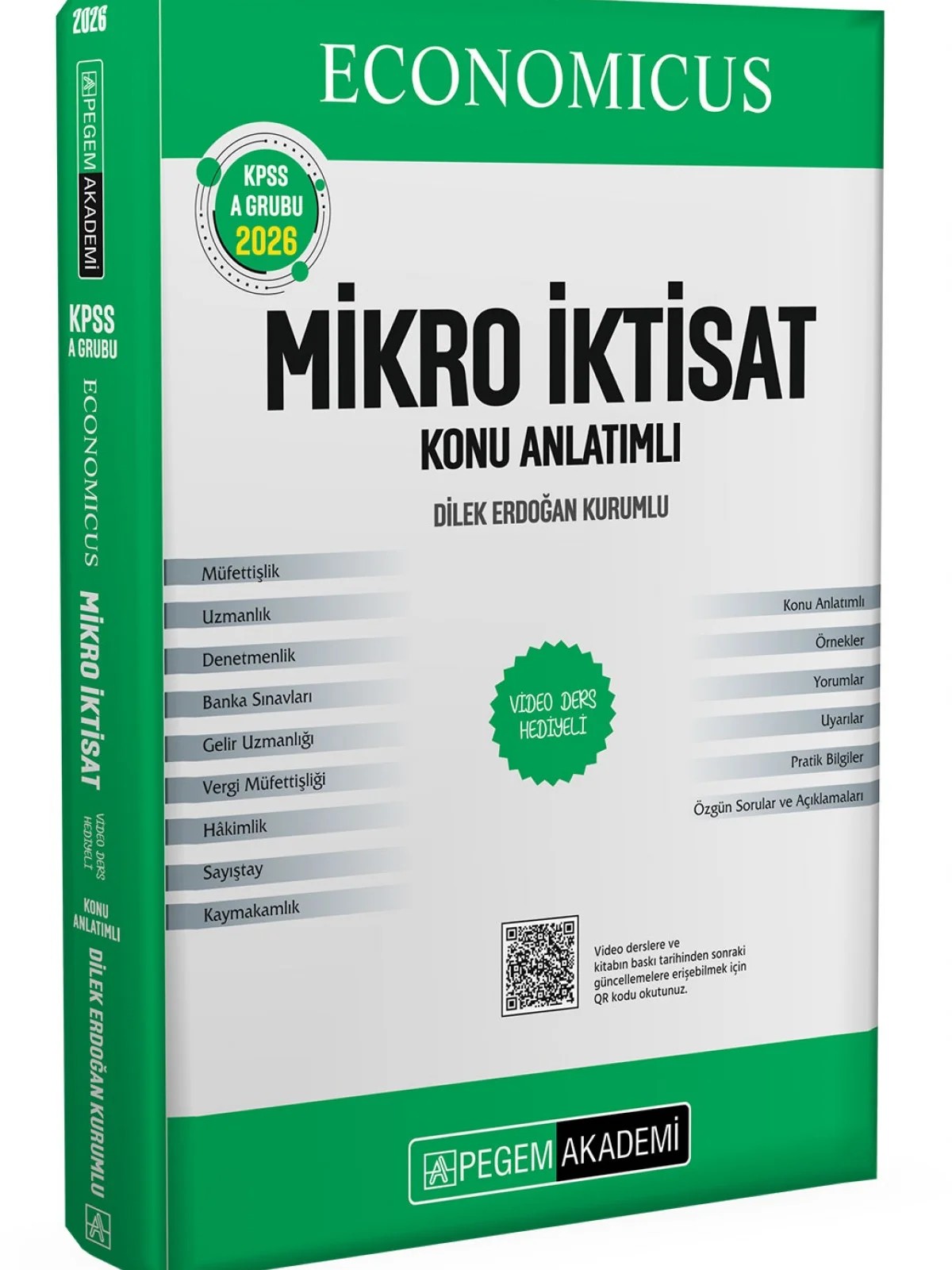 KPSS A Grubu Economicus Mikro İktisat Konu Anlatımlı – Kitap İçerisinde Aktivasyon Kodu İle Aktif Edilen Video Ders İçerikleri İle – Pegem Akademi Yayıncılık kitap kapağı